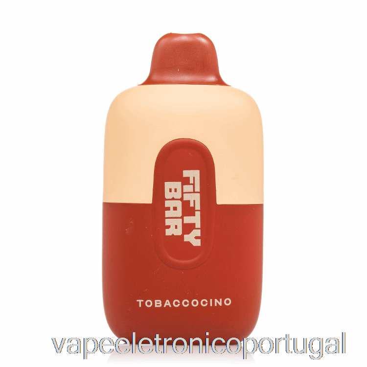 Vape Eletrônico Cinquenta Bar 6500 Tabaco Descartável